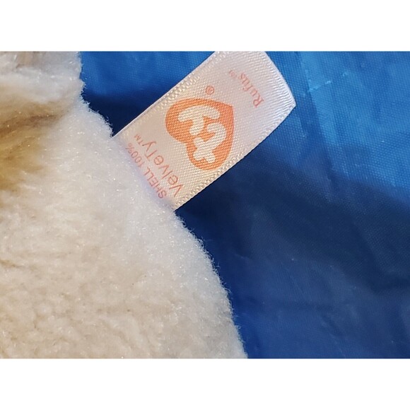 Velve Ty Rufus The Pug Stuffed Animal Puppy Dog Plush Toy Glitter Eyes 2016 - Picture 9 of 15